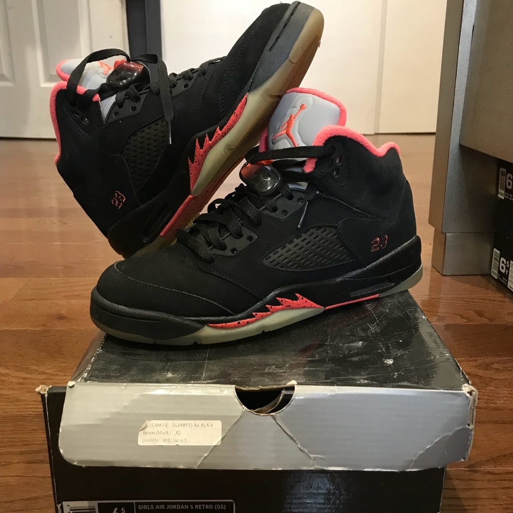 Red Alarming Jordan 5s GS